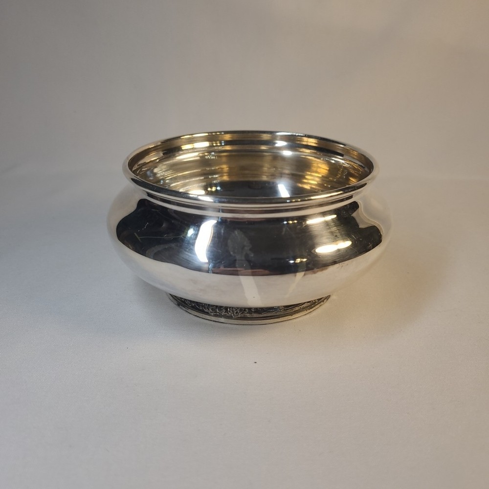 Camille International Silver Co. Silverplate Bowl 6005 Loose Tea Waste