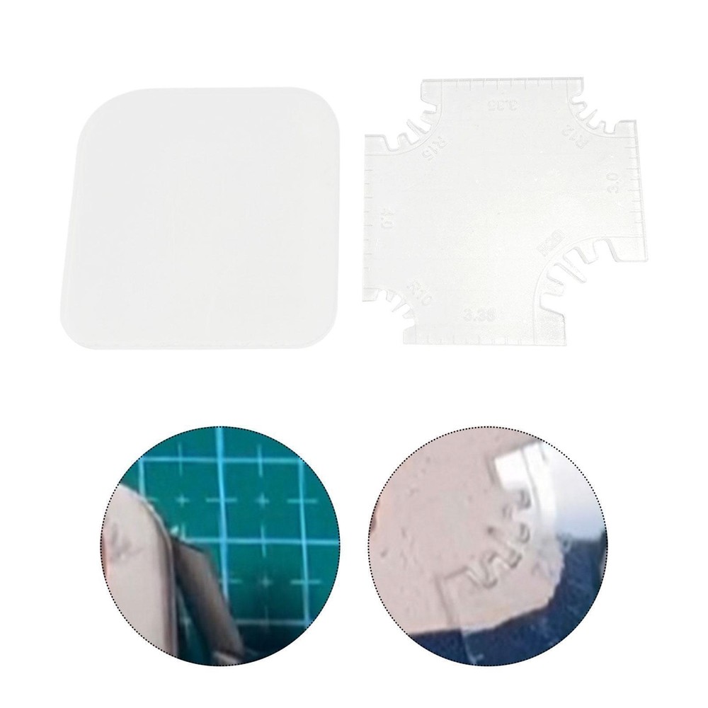 Zipper Corner Fitting Auxiliary Tool DIY Leather Tool Acrylic