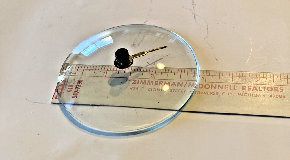REPLACEMENT AIRGUIDE 2.83" CONVEX BAROMETER Replacement Glass & Needle