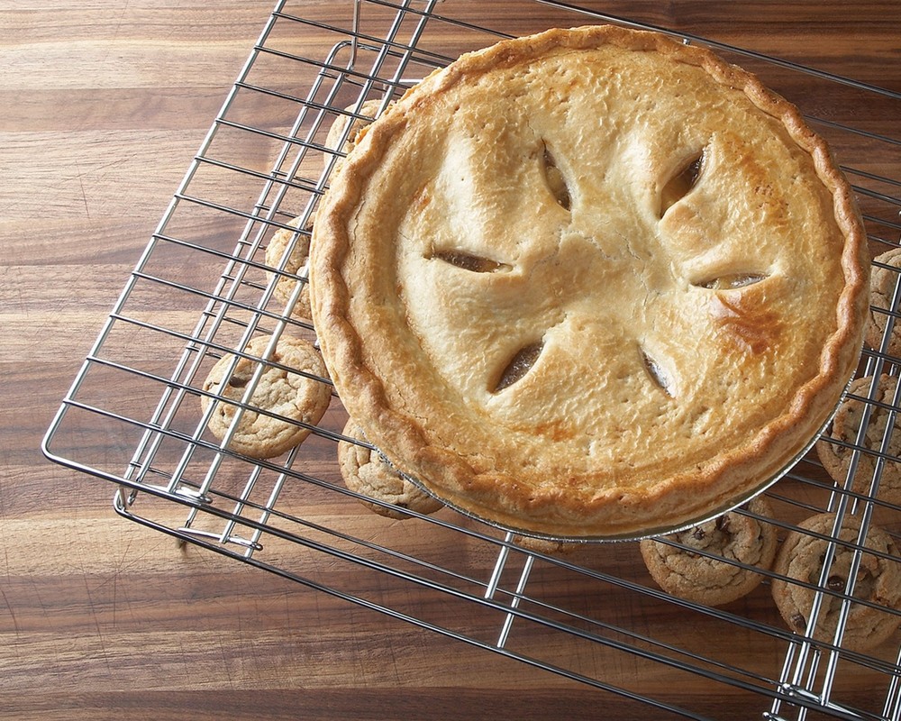 Fox Run 4698 Stackable Cooling Rack Set, Chrome, 3-Piece