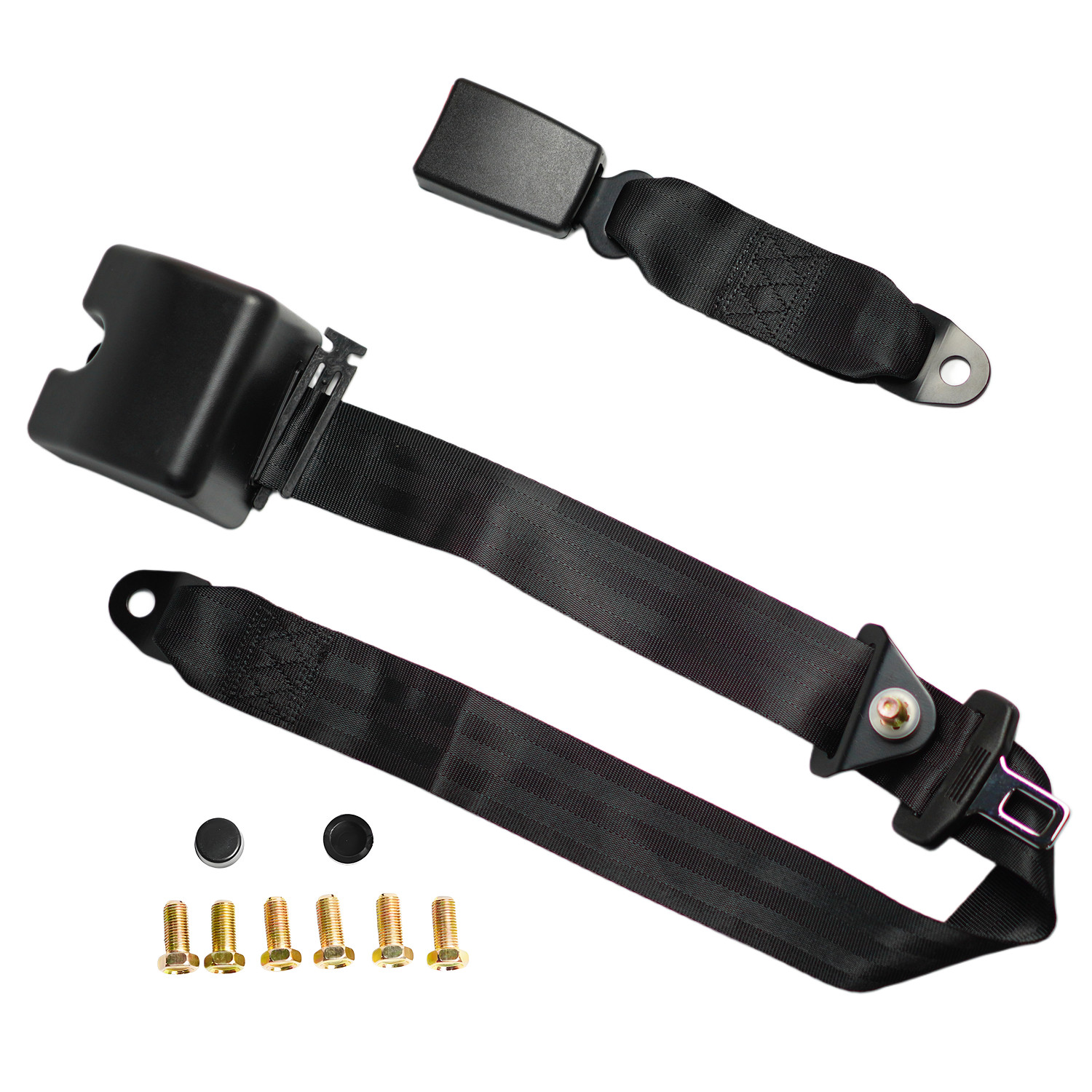 2X Genuine Chevrolet Camaro 3 Point Safety Adjustable Seat Belt Straps Car Belt