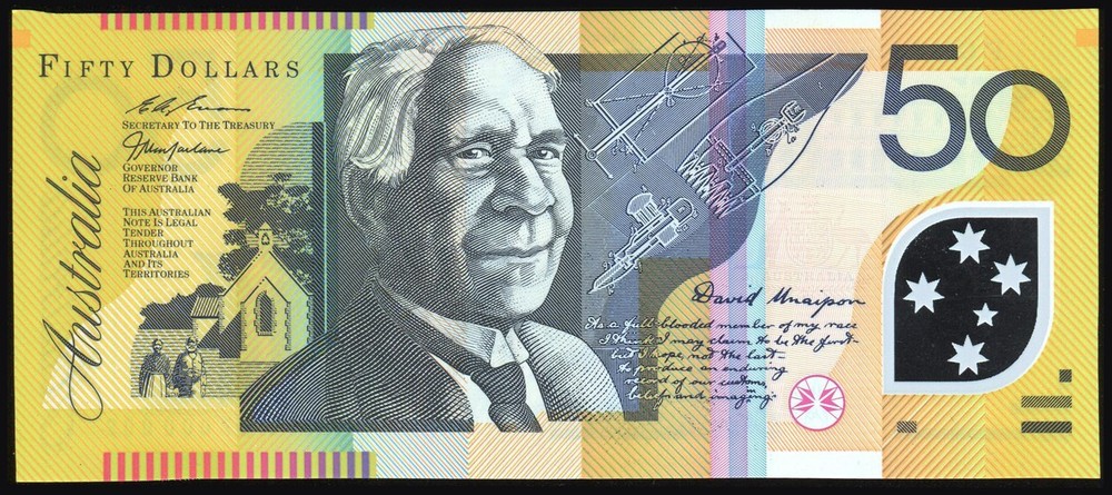 Australia - 1997 - $50 - Macfarlane-Evans- Low Number - FG97 0000002 - Unc
