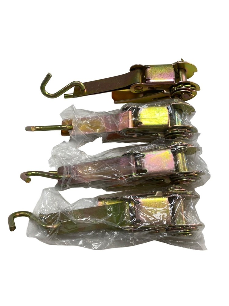 4-Pack Heavy Duty Ratchet Tie Down S-Hooks
