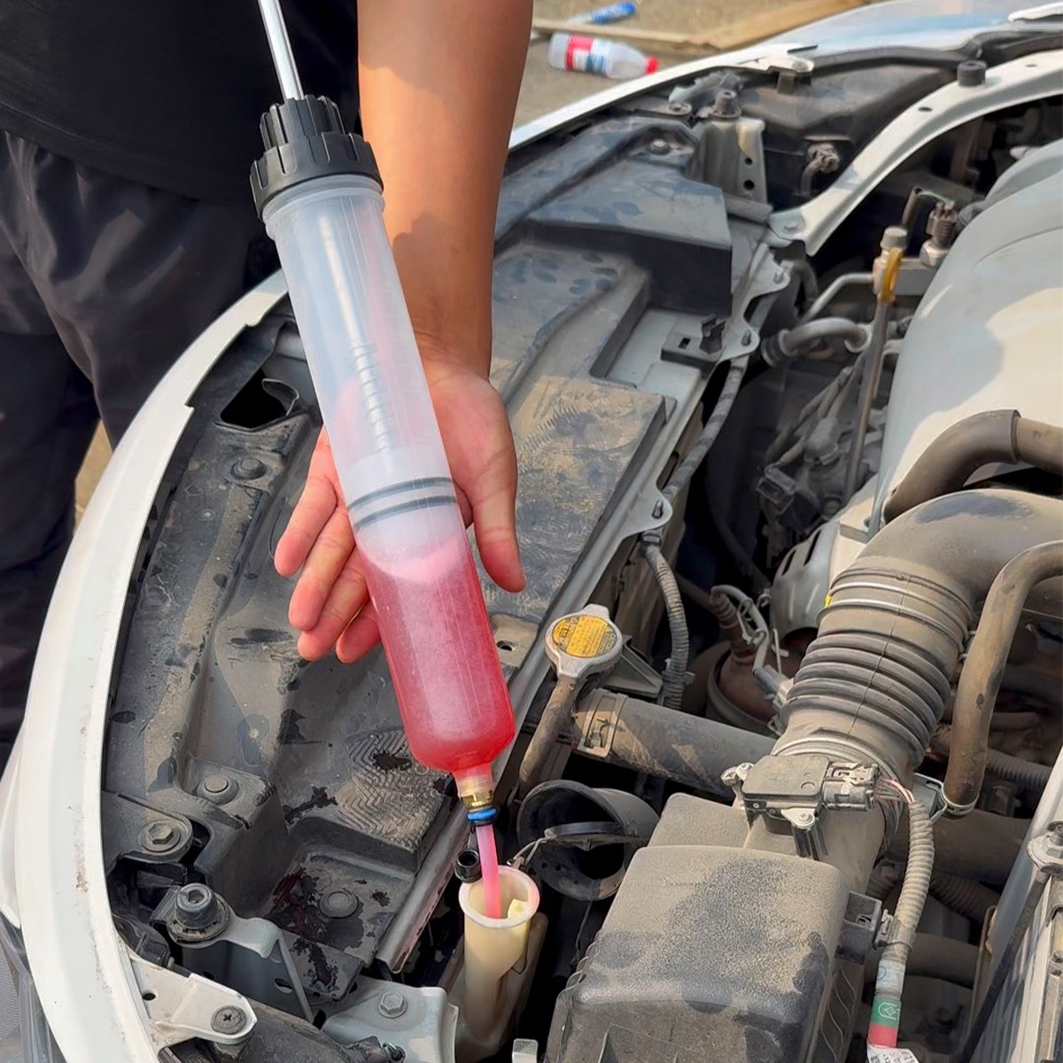 Fluid Extraction Filling Syringe Transfer Liquid Pump Oil Extractor Automotive