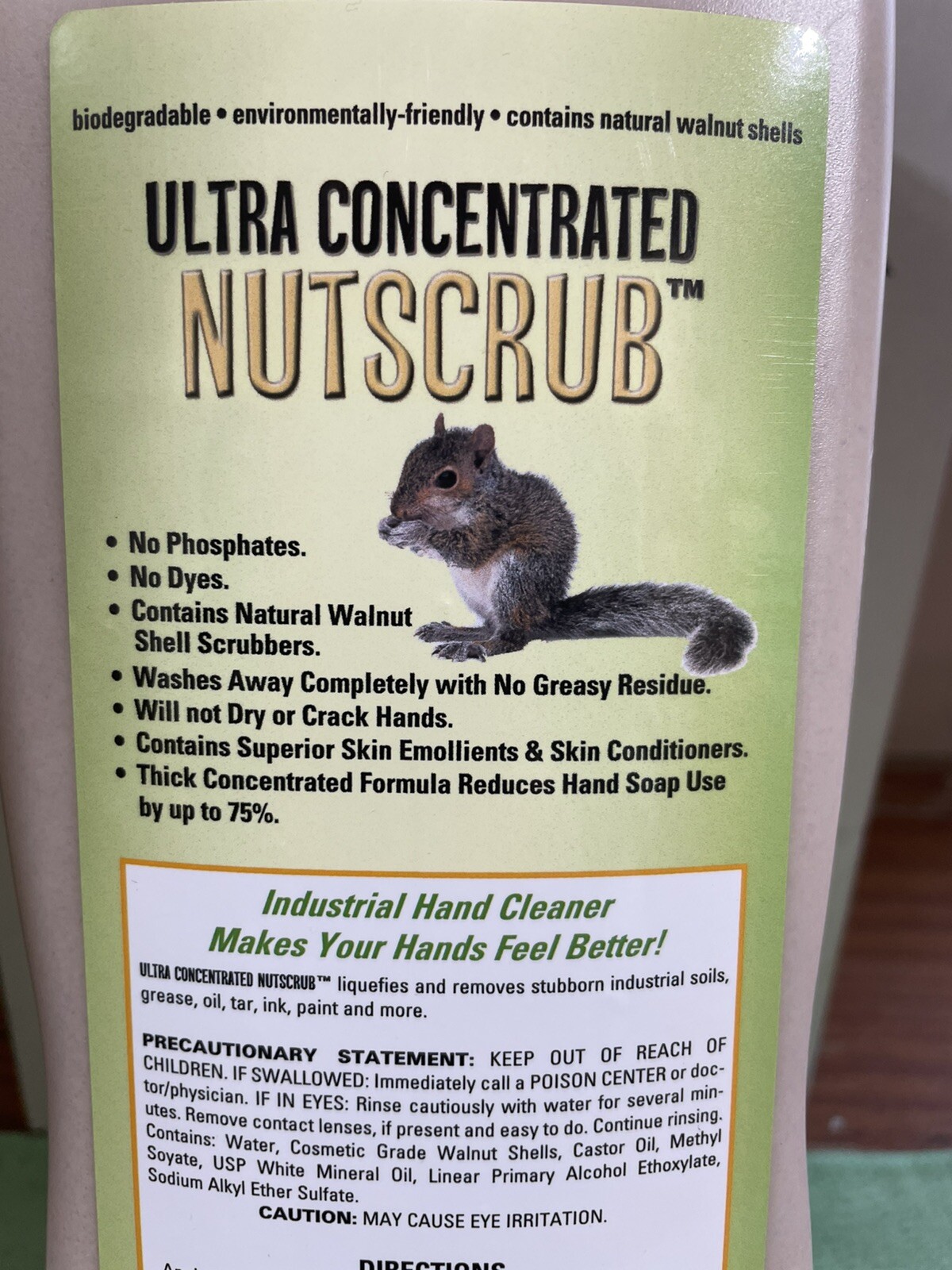 NUTSCRUB Ultra Concentrated Hand Cleaner Case Of 4 1gal Ea