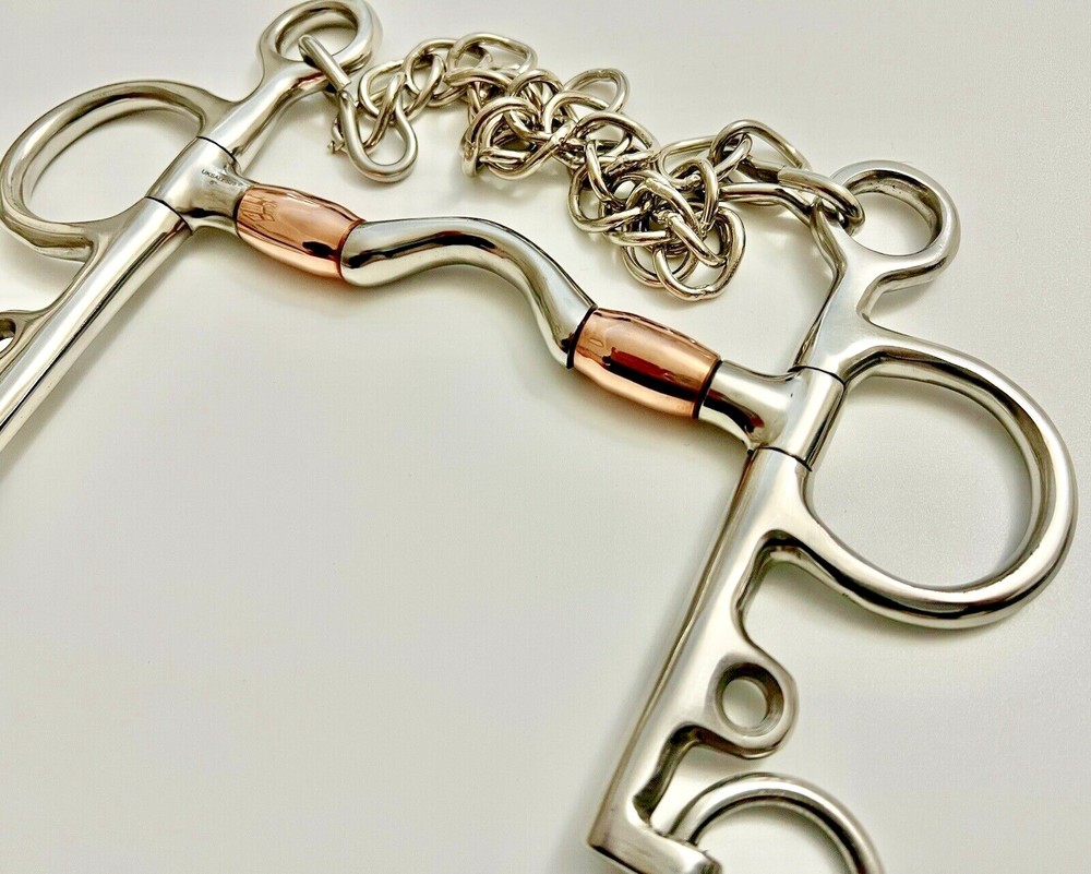 Mouth Pelham Low Ported with Copper Roller & SS (UKSALES25®) *SAME DAY DISPATCH*