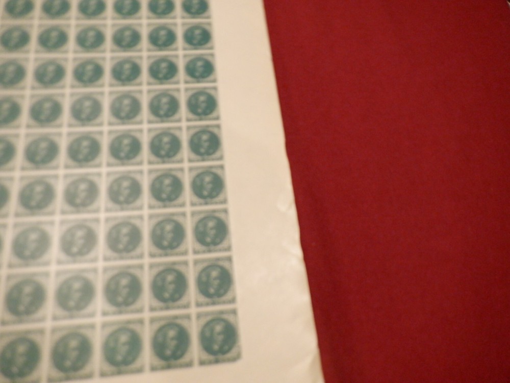 Sheet-400 Confederate #14 Unofficial Printing Dietz #CSAU-1 1926 - Ivory Vellum