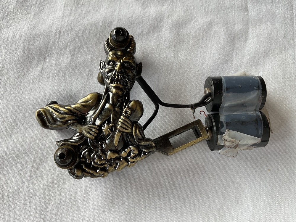 Devil Demon Tattoo Ink Painter Metal Goth Skeleton Coil Machine Accessory