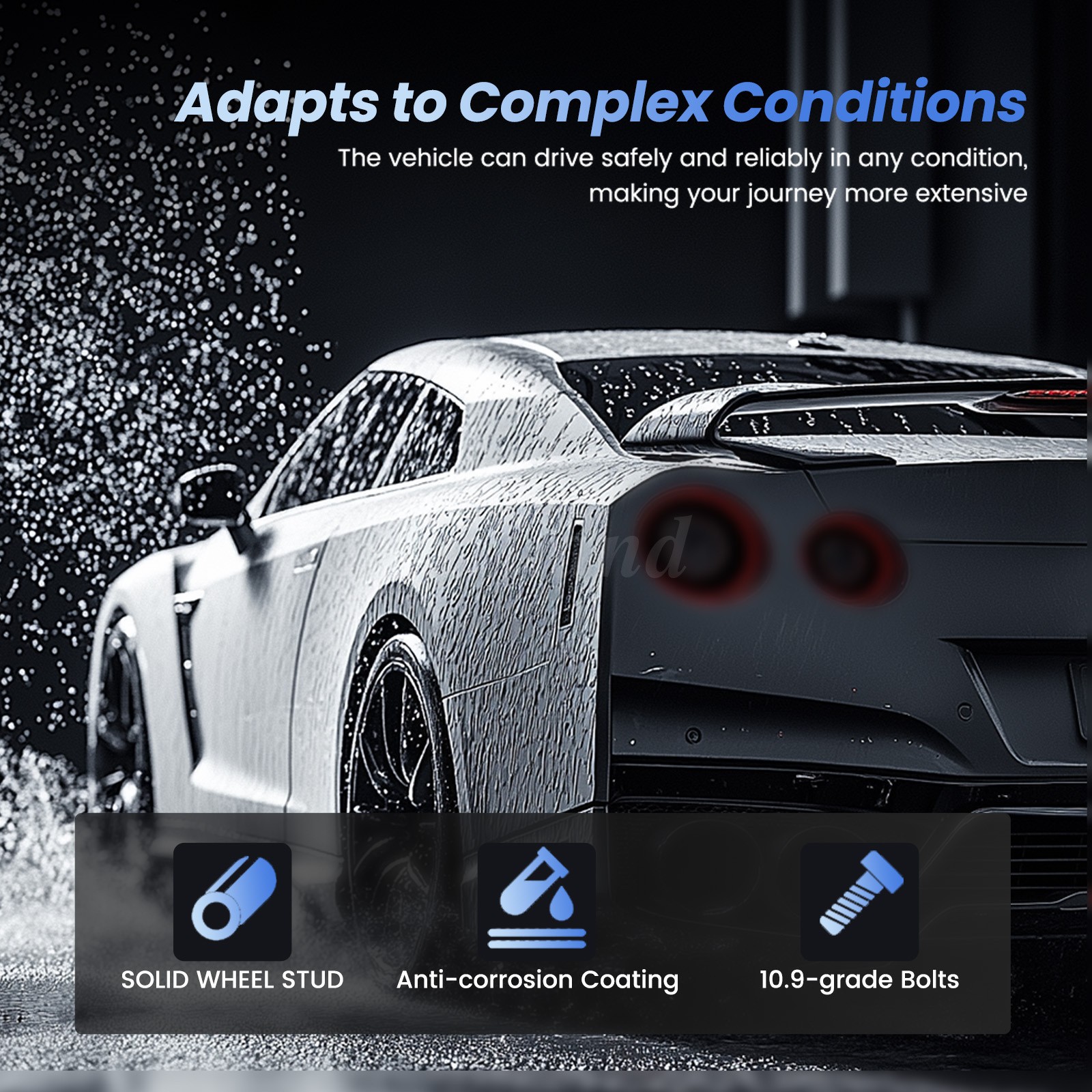 2x Front Wheel Hub Bearing Steering Knuckle Assembly for Toyota Sienna 2004-2010