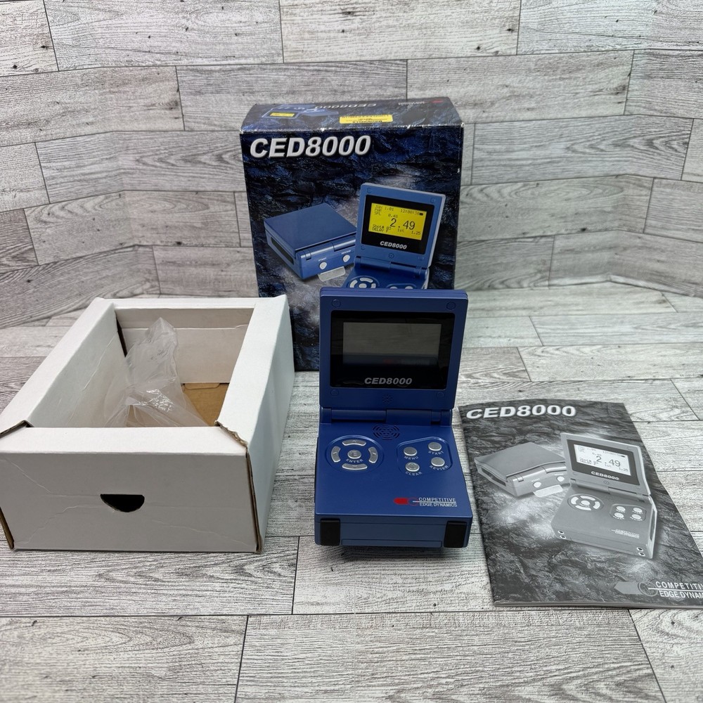 Competitive Edge Dynamics CED8000 Shot Timer With Box, Manual, Clip Works