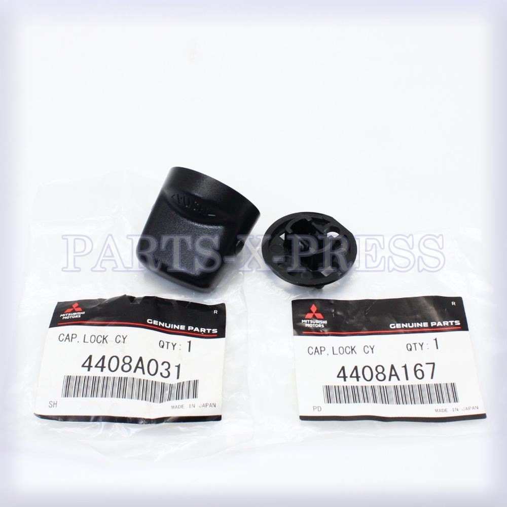 GENUINE OEM MITSUBISHI LANCER 2008-17 KEYLESS IGNITION START SWITCH KNOB CAP KIT