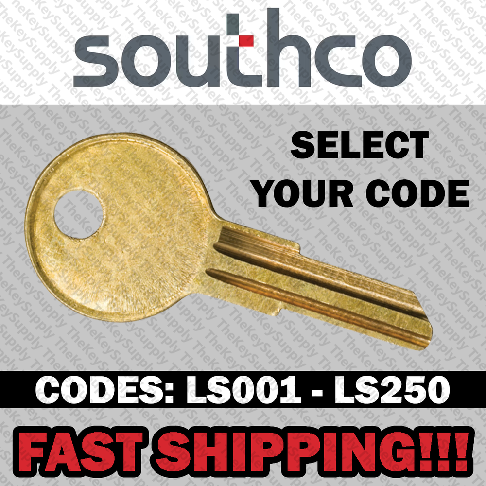 Southco Boat Replacement Key Cut to Code LS001 - LS250
