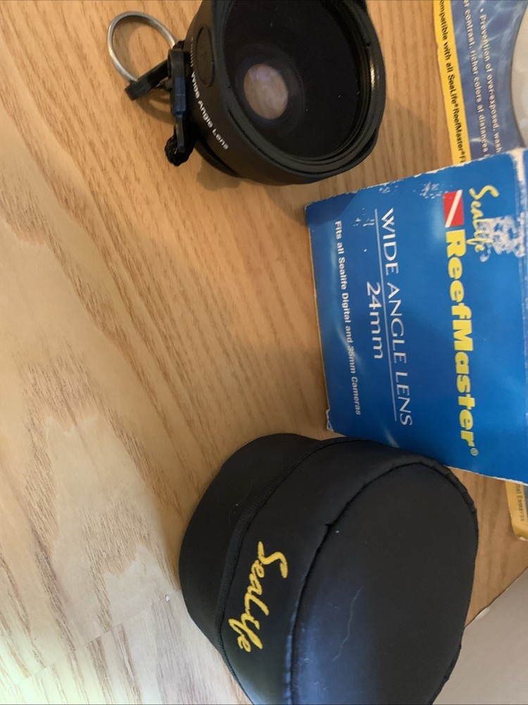 SEALIFE Reef Master Wide Angle Lens 24 mm, Control Weight, Flash Diffuser +