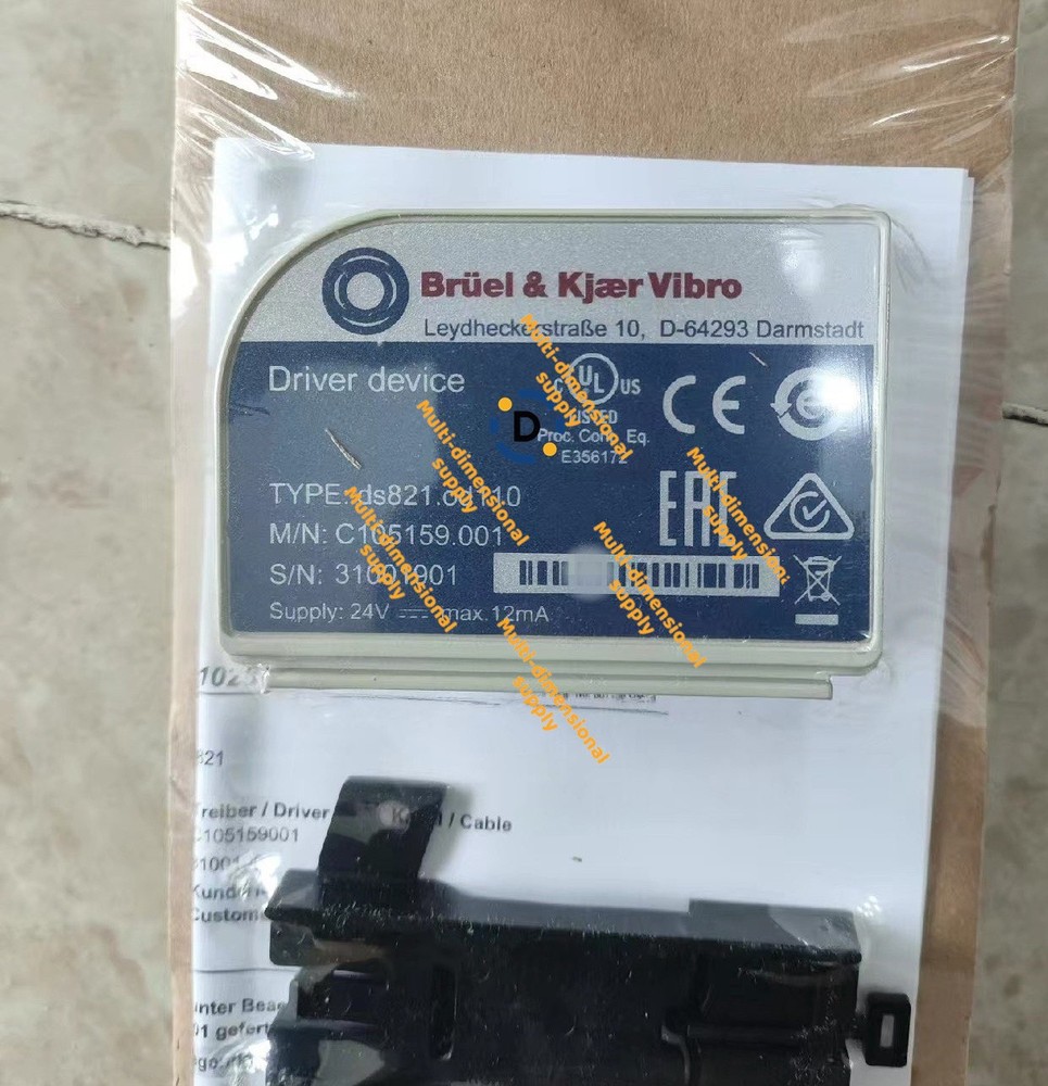 New DS821.OD110 Eddy current sensor preamplifier