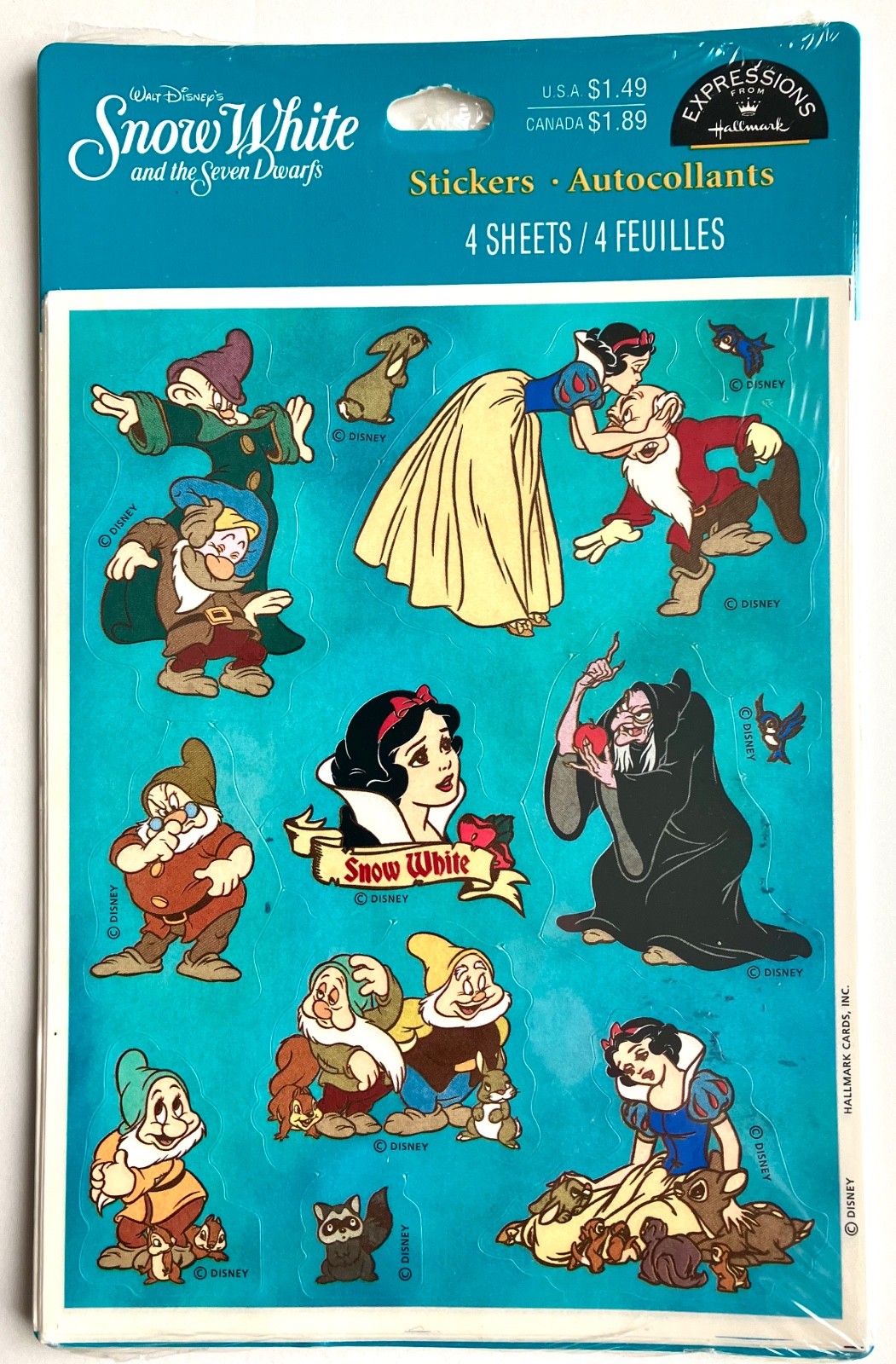 Jolee's Disney Stickers, Bambi, Cinderella & More, You Pick, Some RARE!