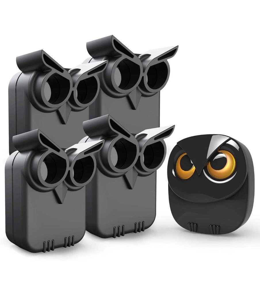 HTZSAFE Wireless Driveway Alarm 1/2 Mile Range Motion Sensor 4 Sensor Kit