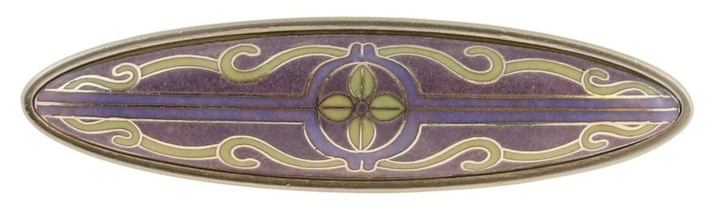3" Cloisonné Dynasty Pull Lavender