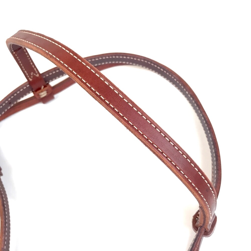 Elite Headstall, Hand Laced (Russet)