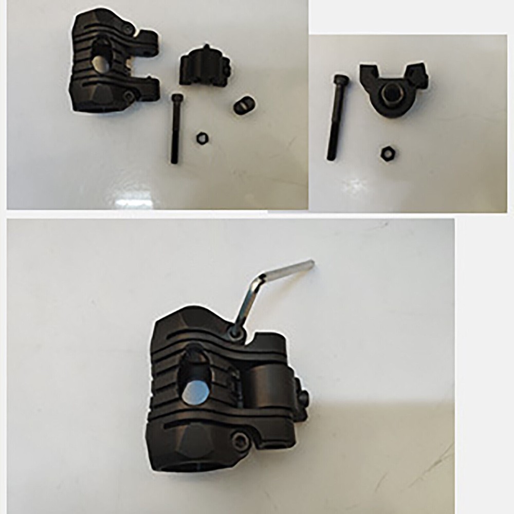 Adjustable Flashlight Clip Attachment Flashlight Holder for MICH FAST Helmet