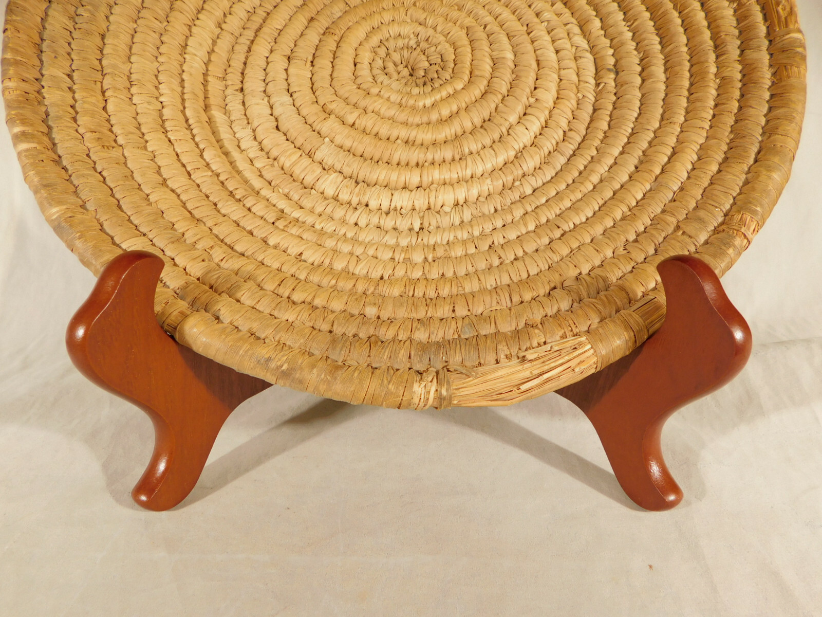 BOWL Display Stand Folding Solid WOOD Large Size