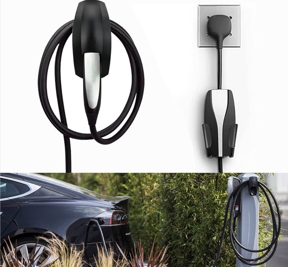 Charging Cable Holder with Chassis Bracket Compatible with Tesla Model 3 Model Y