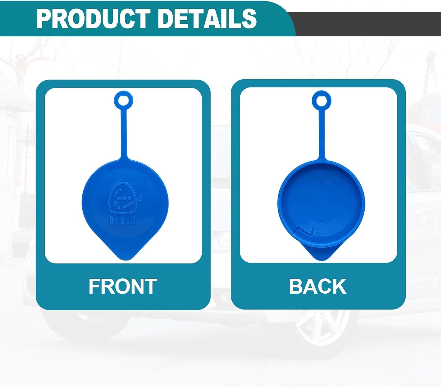 Washer Fluid Reservoir Cap Small Ring Lid Cover Compatible with Accord Civic CRV