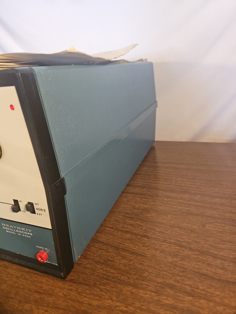 Heathkit Oscilloscope IO-4560 With Paperwork UNTESTED