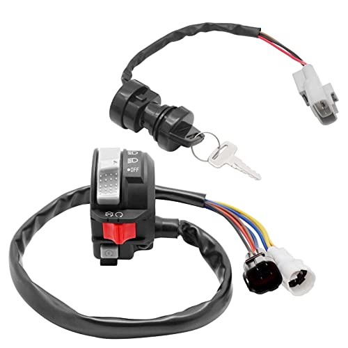 Start Stop Headlight Switch & Ignition Key Switch for Yamaha Kodiak 700 2016