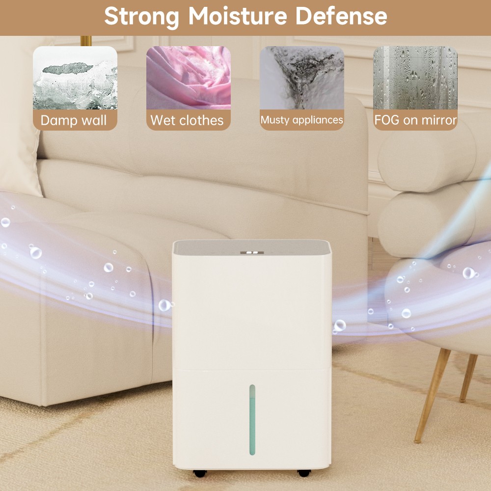 High-Efficiency Dehumidifier for 2500 Sq. Ft