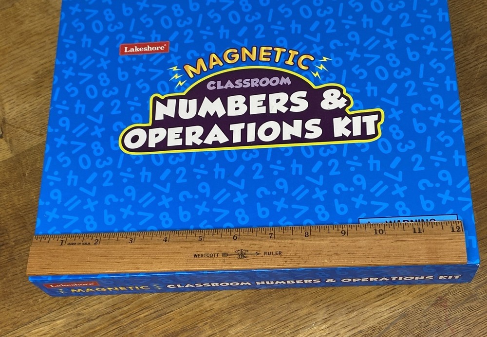 Lakeshore Magnetic Classroom Numbers & Operations Kit JJ515 Math Learning Set