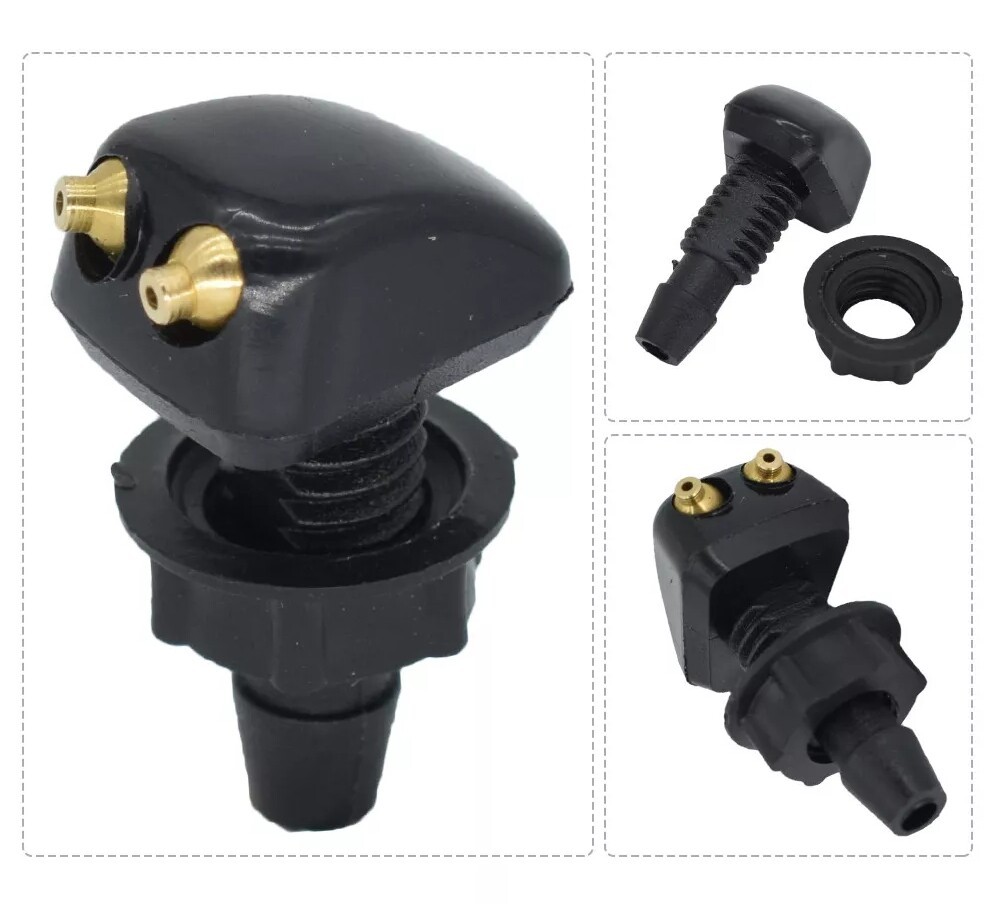 9.8Ft Windshield Washer Hose Wiper Blade Pipe Tube Jet Spray Nozzle 4X Connector