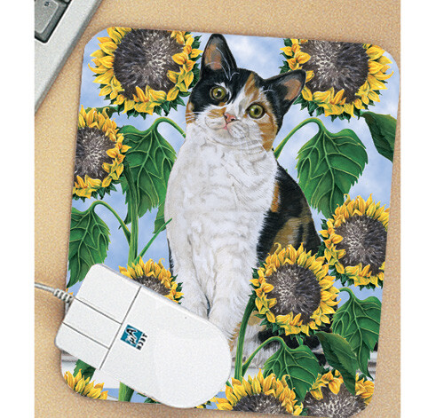 Calico Cat Mouse Pad