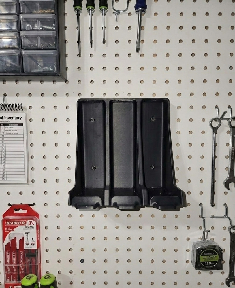 Milwaukee Bit Case Holder Secure Snap-In Storage Organizer Tool Rack 3D printed