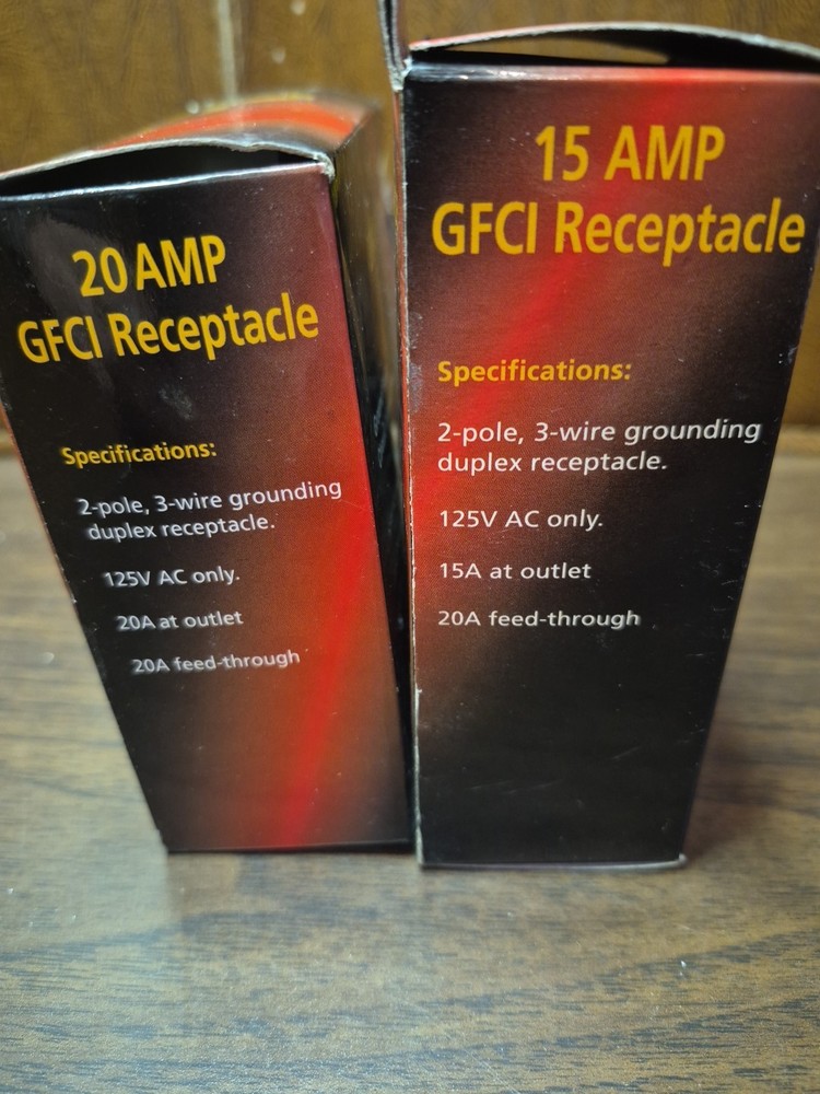 North Tech 15 AMP +2 20amp GFCI Receptacles