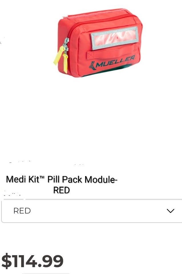 Medi Kit Pill Pack Module-( Add On For Medi Kit Backpack/ Suitcase)
