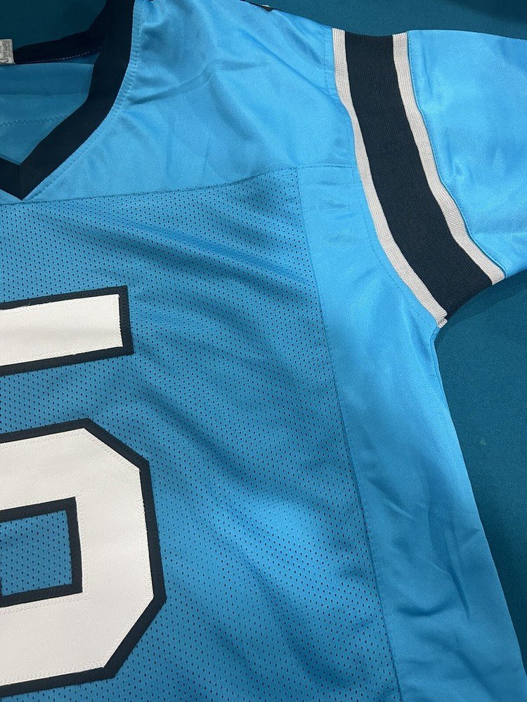 Dionte Johnson Autographed Signed Panthers Custom Blue Jersey with JSA