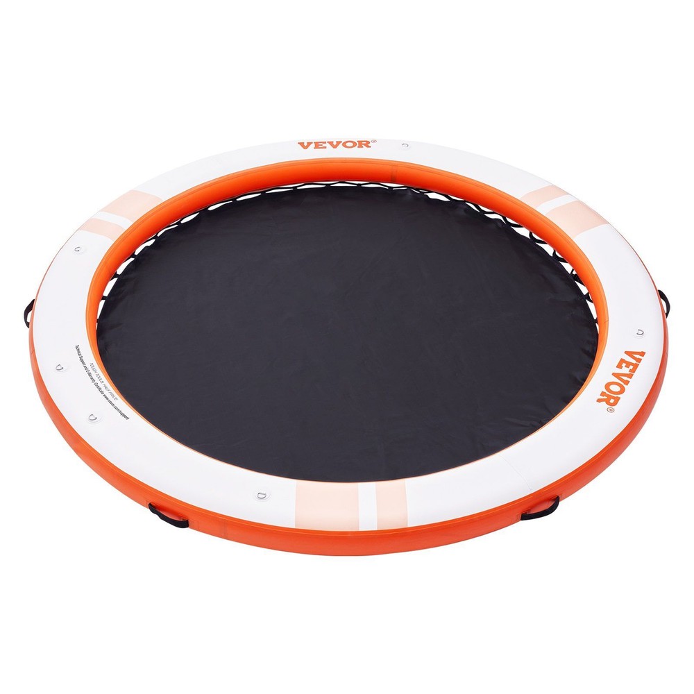 Inflatable Floating Dock ø8FT Inflatable Dock Platform with ø5FT Trampoline