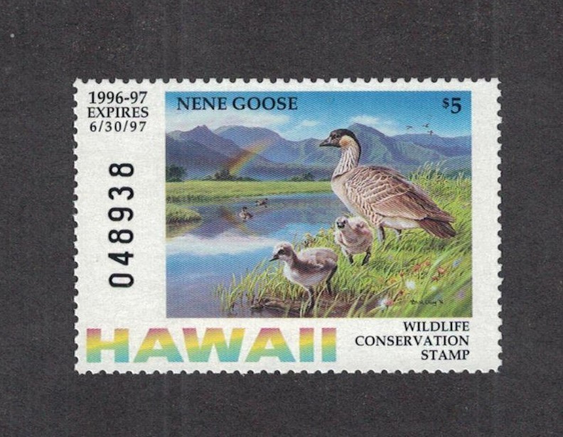 HI1 - Hawaii First Of State Duck Stamp.  Single. MNH. OG.