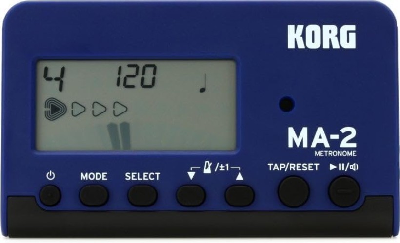 MA-2 Multi-Function Digital Metronome with Timer & Sound Modes - Compact Design