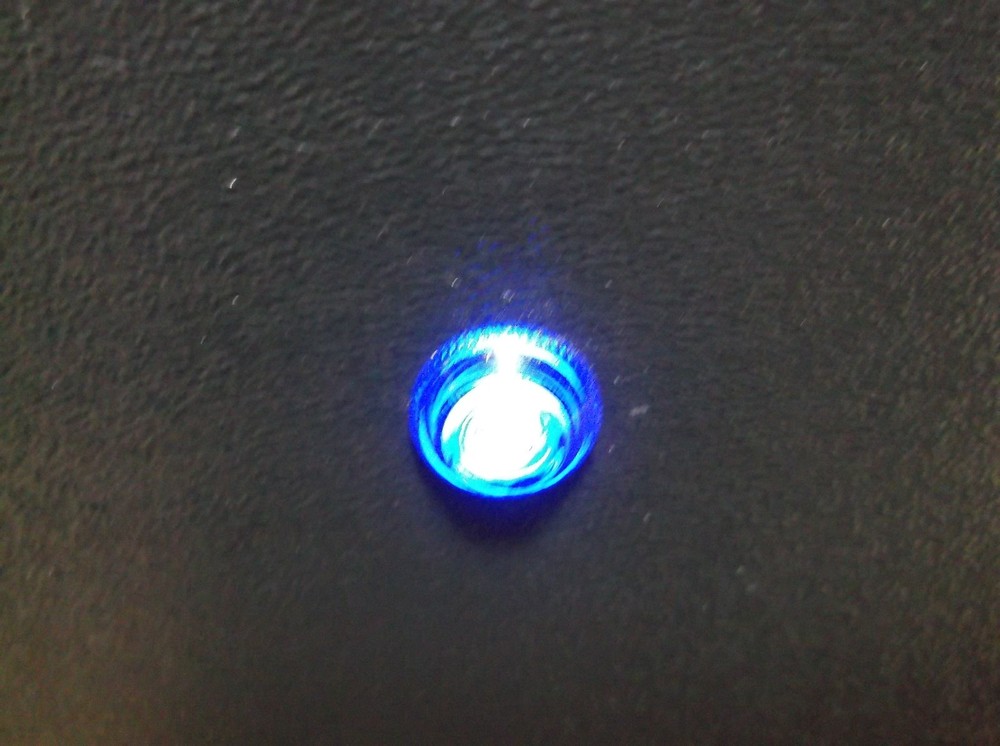 4 BBT 12 VDC Waterproof Blue LED Low-Profile Indicator Lights