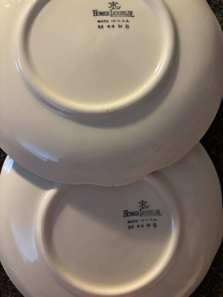 Homer Laughlin 1930’s Eggshell Marigold Theme Dinnerware