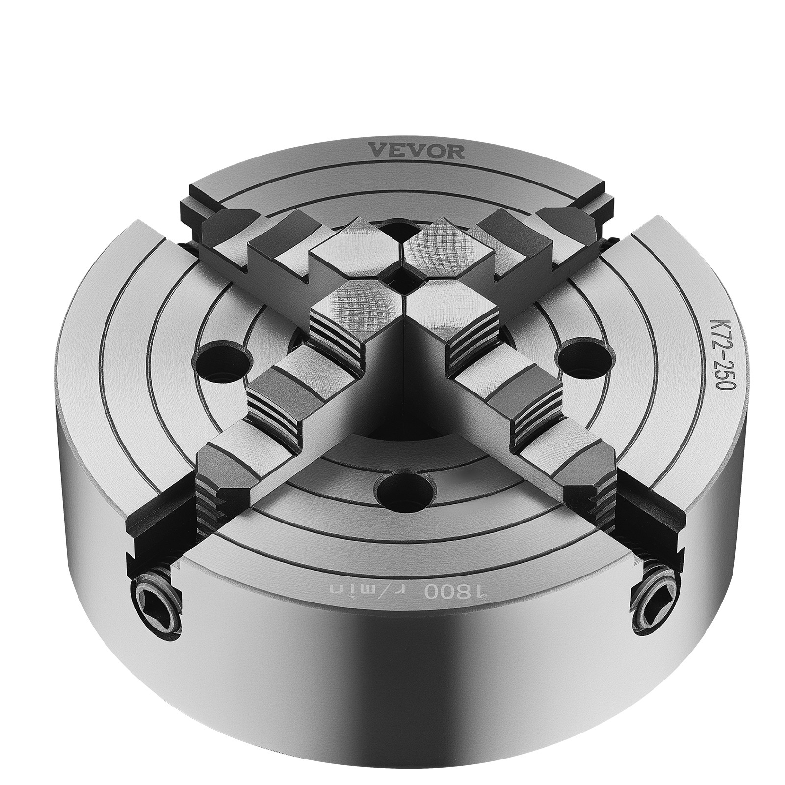 VEVOR 10 Inch 4-Jaw Self-Centering Lathe Chuck for Drilling Milling Machine