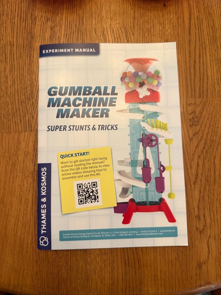 Thames & Kosmos Gumball Machine Maker Stem Experiment Kit