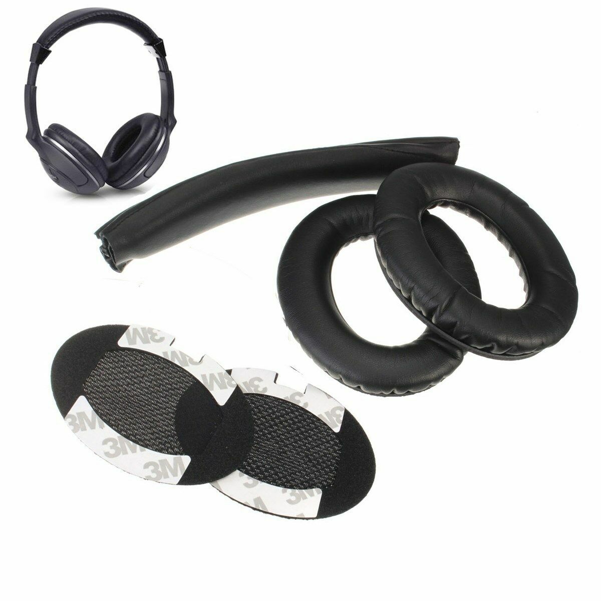 Replacement Cushions Ear Pads Headband for BOSE QuietComfort QC15 QC2 Headphones