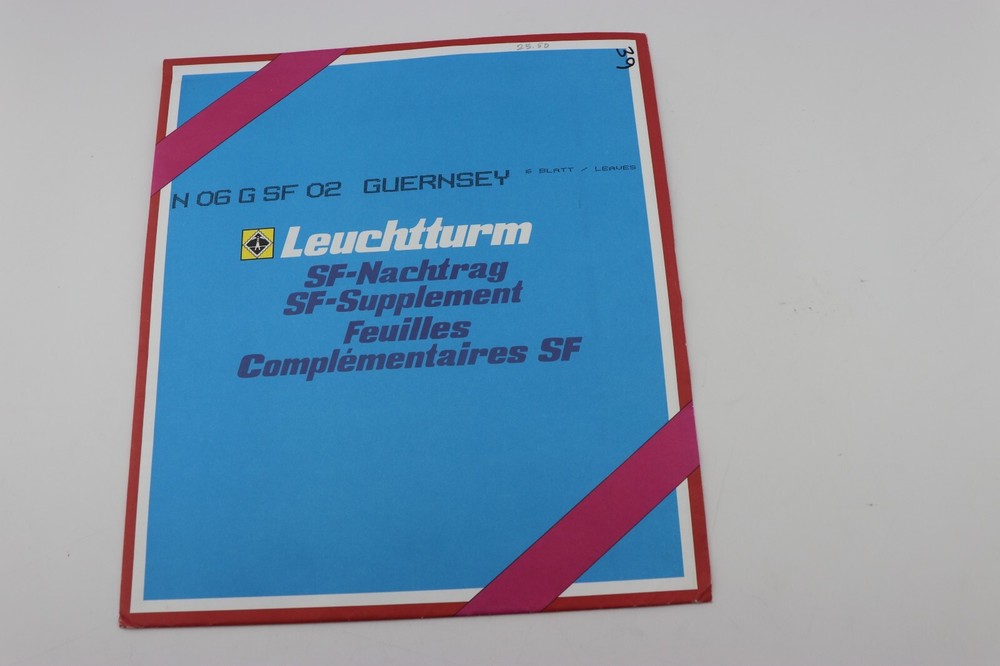 Leuchtturn Guernsey supplement N06 G SF 02 Nachtrag blatt leaves