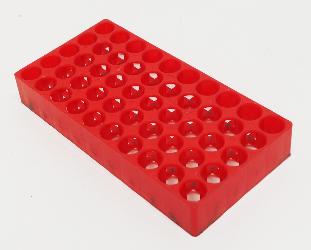 Universal Ammo Reloading Tray - Red Plastic - Various sizes and quantities