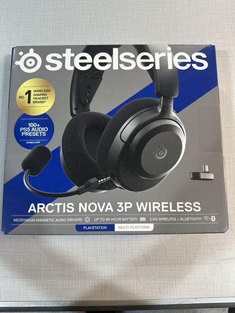 Sealed SteelSeries Arctis Nova 3P Wireless Multi-Platform Gaming Headset