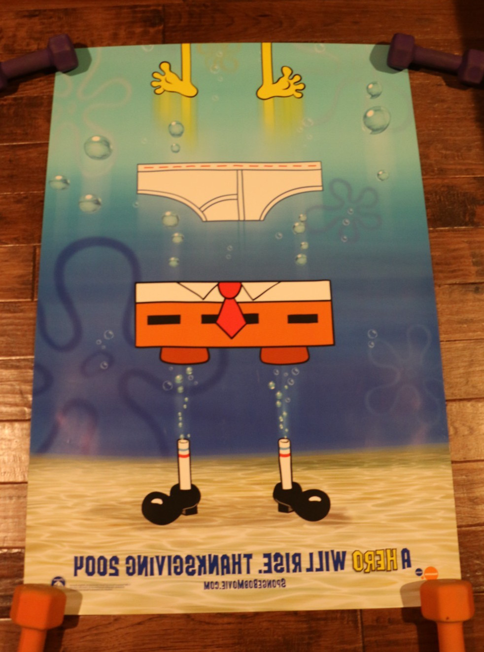 VINTAGE 2003 SpongeBob SquarePants Movie Original Poster 27x40 Rolled DS