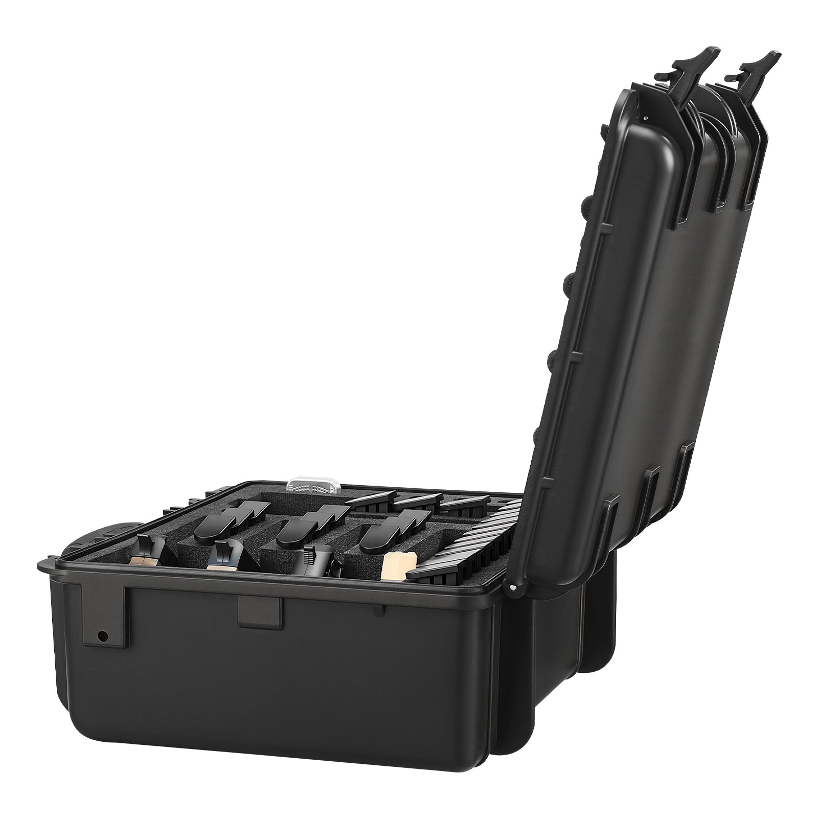 Uimoso Hard Pistol Case with Foam Interior for Secure Storage 18.7x12.5x7.5in