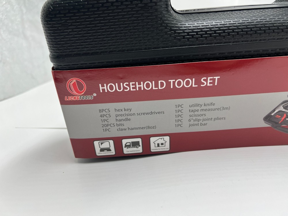 LECHGTOOLS Household Tool 39 Piece Hex Key Precision Screwdriver Handle Bit